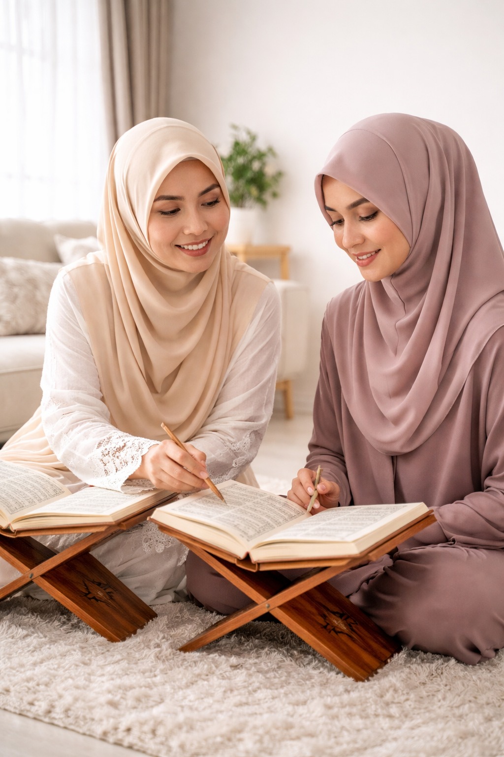 Belajar mengaji di rumah bersama Nyantren